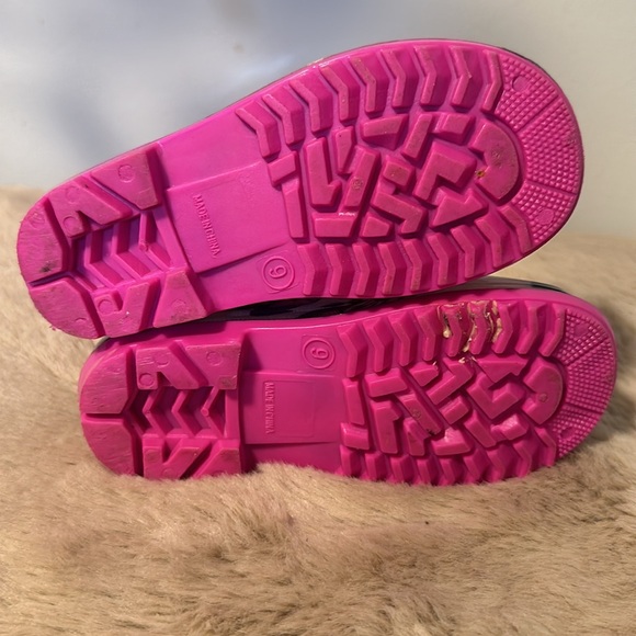 Disney Pink Minnie Mouse Kids Rain Boots size 9 - Picture 5 of 6